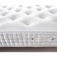 Somnior 2500 Natural Cashmere Pocket Sprung Medium Firm Mattress Edge Support in White | Size: Super King