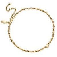 ChloBo Inset Star Anklet Gold Plated GANSTAR - 40% OFF!
