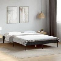 Berkfield Home Bed Frame without Mattress Black 140x200 cm