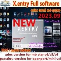 Newest 2023.09 MB STAR SD C4C5C6 software xentry DAS install or upgrade online xentry 2023.09 Das vediam.o D T.S W I.S EPC starfid