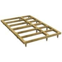 Power Sheds 8 x 10ft Pressure Treated Garden Building Base Kit