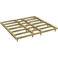 Power Sheds 10 x 10ft Pressure Treated Garden Building Base Kit
