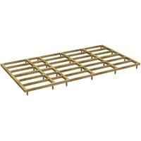 Power Sheds 18 x 10ft Pressure Treated Garden Building Base Kit