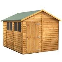 Power 10x8 Overlap Apex Shed