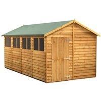 Power 16x8 Overlap Apex Shed