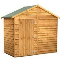 Power 4x8 Overlap Apex No Window Shed