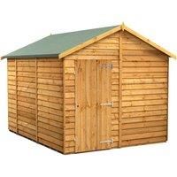 Power 10x8 Overlap Apex No Window Shed