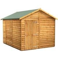 Power 10x8 Overlap Apex No Window Shed