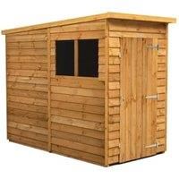 Power 4x8 Overlap Pent Shed