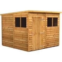 Power 8x8 Overlap Pent Shed
