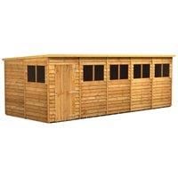 Power 20x8 Overlap Pent Shed