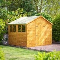 Power 8x10 Apex Double Door Shed