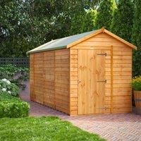 14X6 Power Overlap Apex Windowless Shed