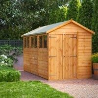 Power Sheds 12 x 6ft Double Door Apex Overlap Dip Treated Shed
