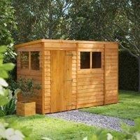 Power Sheds 10 x 4ft Pent Overlap Dip Treated Shed