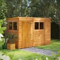 10X6 Power Overlap Pent Shed