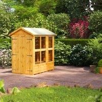 Power Sheds 6 x 4ft Double Door Apex Shiplap Dip Treated Potting Shed