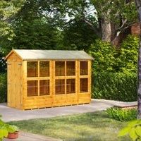 Power Sheds 10 x 4ft Double Door Apex Shiplap Dip Treated Potting Shed