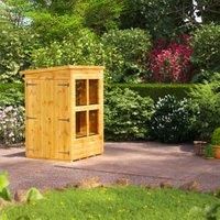 4X4 Power Pent Potting Shed With Double Doors