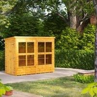 8X4 Power Pent Potting Shed