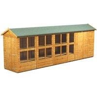20X4 Power Apex Potting Shed Combi Including 6Ft Side Store