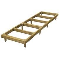 Power Sheds 10 x 3ft Pressure Treated Garden Building Base Kit