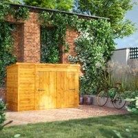 Power 8' x 4' Pent Bike Shed