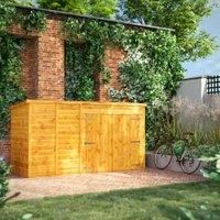 Power 10' x 4' Pent Bike Shed