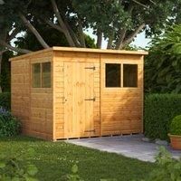 Power 8' x 8' Pent Garden Shed