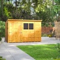 Power 10' x 8' Pent Double Door Garden Shed