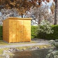 Power 6' x 8' Pent Windowless Garden Shed