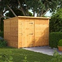 Power 8' x 8' Pent Windowless Garden Shed