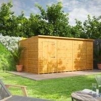 Power 14' x 8' Pent Windowless Garden Shed