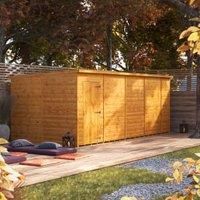 Power 18' x 8' Pent Windowless Garden Shed