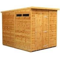 Power 6' x 8' Pent Security Shed