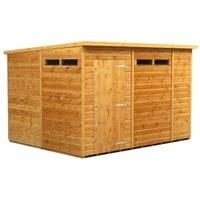 Power 10' x 8' Pent Security Shed