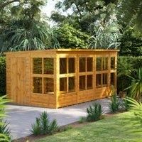 Power 14' x 8' Pent Potting Shed