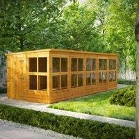 Power 20' x 8' Pent Potting Shed