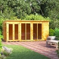 Power 14' x 8' Pent Summerhouse