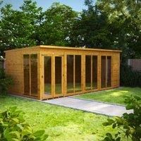 Power 18' x 8' Pent Summerhouse