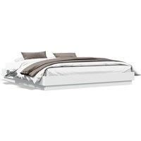 Berkfield Home Bed Frame without Mattress White 200x200 cm