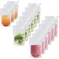 500Ml Clear Drink Pouches - 2 Options