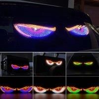 Universal Car Dynamic LED Headlights Devil's Eye Light Windshield Decoration Vehicle Auto Truck
