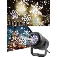 Snowflake Projector Lights Christmas Snowflake Projector Party Garden Decoration Lights LED Stage Holiday Decoration