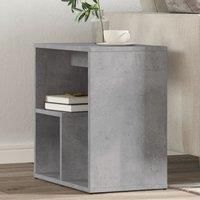 Berkfield Home Side Tables 2 pcs Concrete Grey 50x30x50 cm Engineered Wood | Size: 50 x 30 x 50 cm