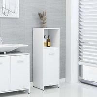 Berkfield Home Bathroom Cabinet White 30x30x95 cm Engineered Wood | Size: 30 x 30 x 95 cm