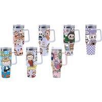 40Oz Lafufu Tumbler - Stainless, Insulated, Handle, Lid & Straw