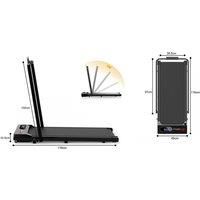 2-In-1 Folding Treadmill In 4 Options - Black