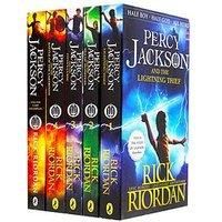 Percy Jackson Series by Rick Riordan 5 Books Collection Box Set - Ages 9-14 - Paperback Penguin