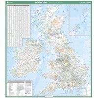 British Isles Communication (OS Wall Map)